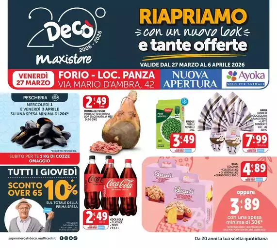 Riapriamo con un nuovo look e tante offerte