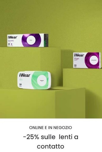 -25% sulle lenti a contatto