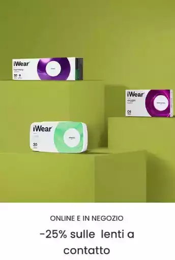-25% sulle lenti a contatto -25% sulle lenti a contatto