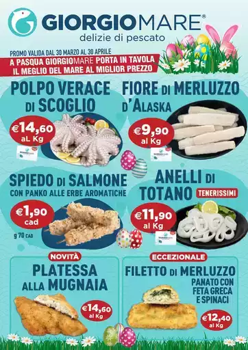 A PASQUA GIORGIOMARE PORTA IN TAVOLA A PASQUA GIORGIOMARE PORTA IN TAVOLA