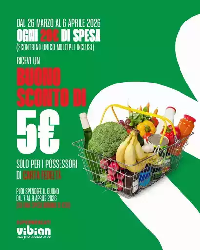 Buono sconto di 5€