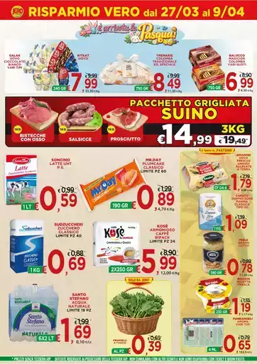 Pacchetto grigliata suino