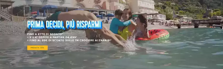 Prima decidi, piu risparmi Prima decidi, piu risparmi