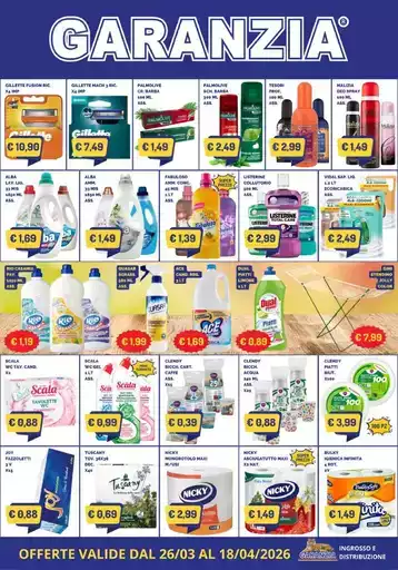 Offerte valide dal 26/03 al 18/04/2026 Offerte valide dal 26/03 al 18/04/2026