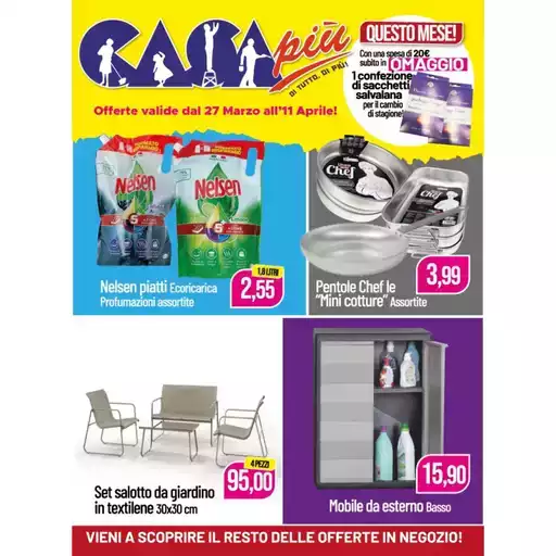 Offerte valide dal 27 marzo all' 11 aprile!
