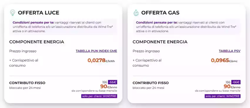 Offerte Luce & Gas