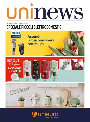 Speciale Piccoli elettrodomestici da Unieuro!