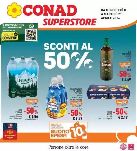 Sconti fino al 50%