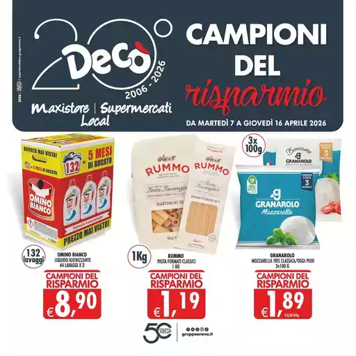 Campioni del risparmio! Campioni del risparmio!