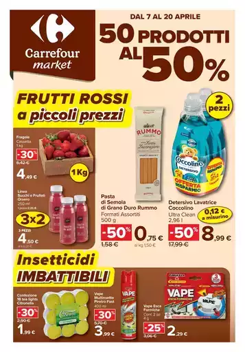 50 prodotti al 50%