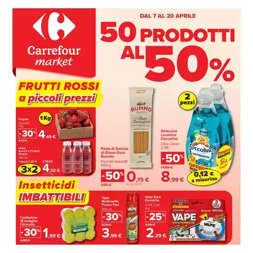 50 prodotti al 50%