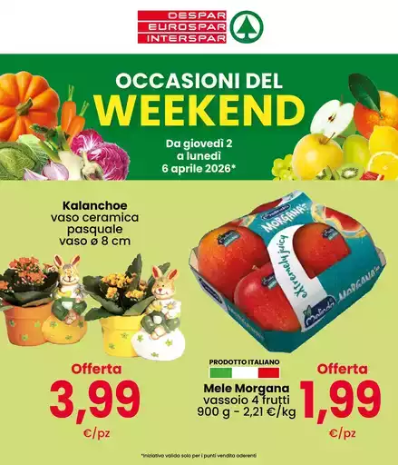 Occasioni del weekend