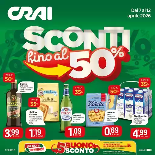 Sconti fino al 50%