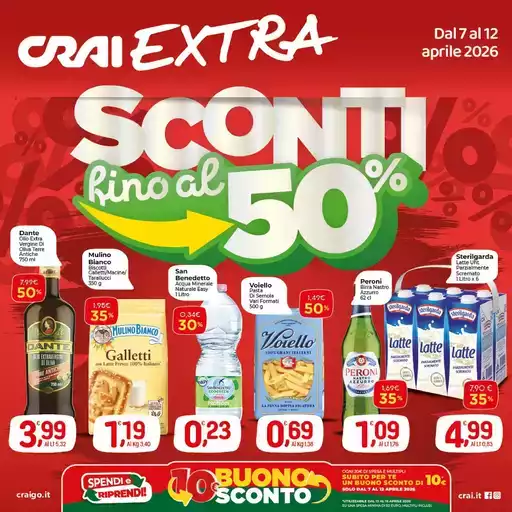 Sconti fino al 50%