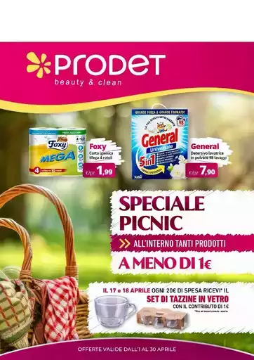 Offerte valide dall'1 al 30 aprile