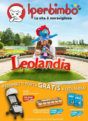 Iperbimbo ti porta gratis a Leolandia Iperbimbo ti porta gratis a Leolandia