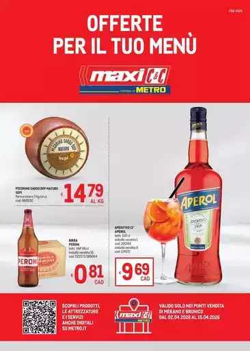 Offerte per il tuo Menù - MAXI