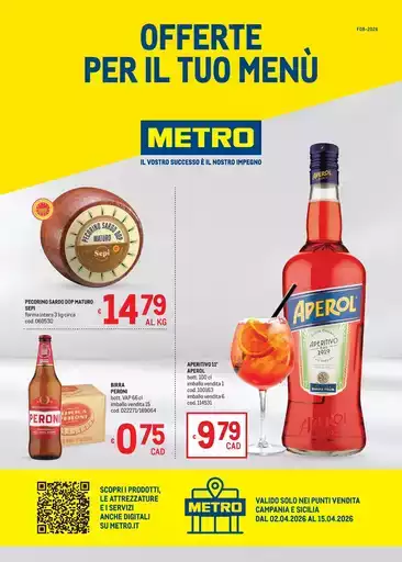 Offerte per il tuo Menù - AREA 6