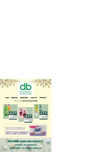 Offerte valide dal 01 al 30 aprile