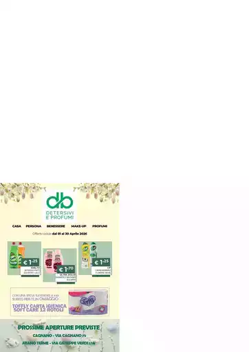 Offerte valide dal 01 al 30 aprile