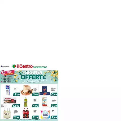 Grandi offerte di primavera