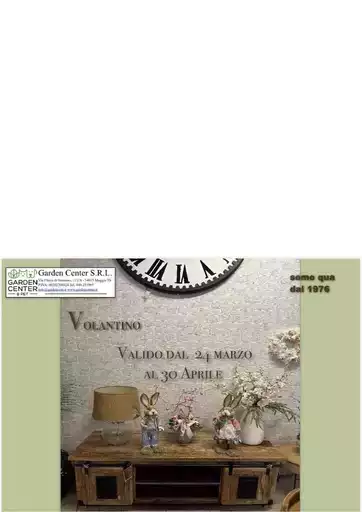 Valido dal 21 marzo al 30 aprile