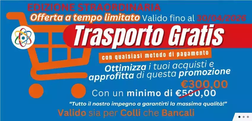 Trasporto gratis