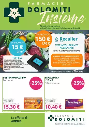 Le offerte di Aprile Le offerte di Aprile