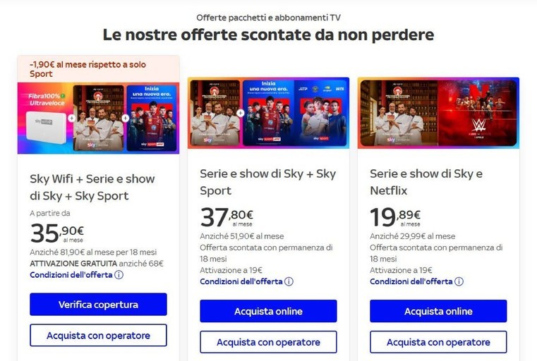 Le nostre offerte scontate da non perdere