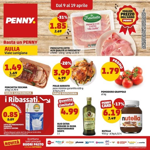 Dal 9 al 19 aprile