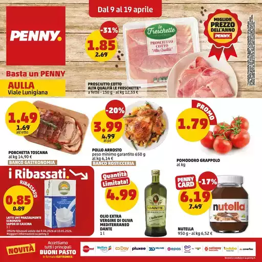 Dal 9 al 19 aprile Dal 9 al 19 aprile