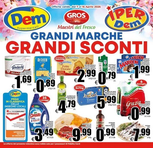 Grandi sconti