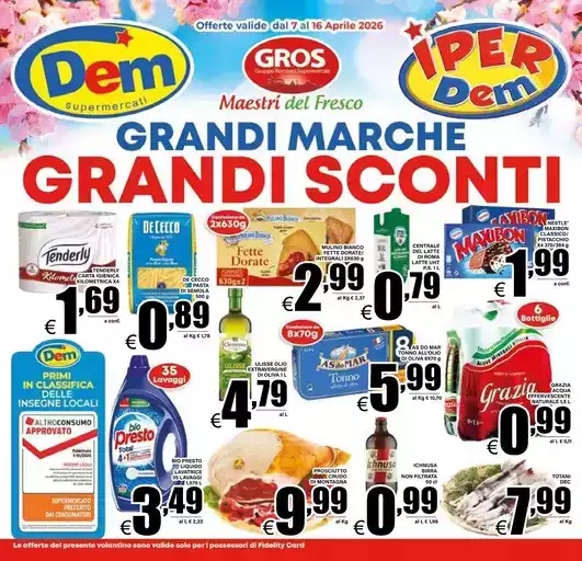 Grandi sconti