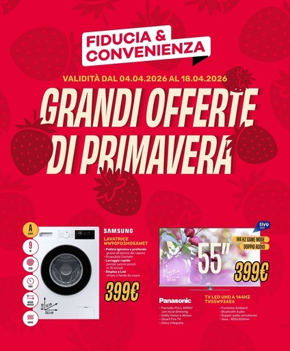 Grandi offerte di primavera