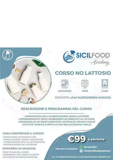 Corso no lattosio Corso no lattosio