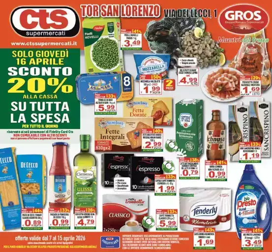 Offerte valide dal 7 al 15 aprile 2026