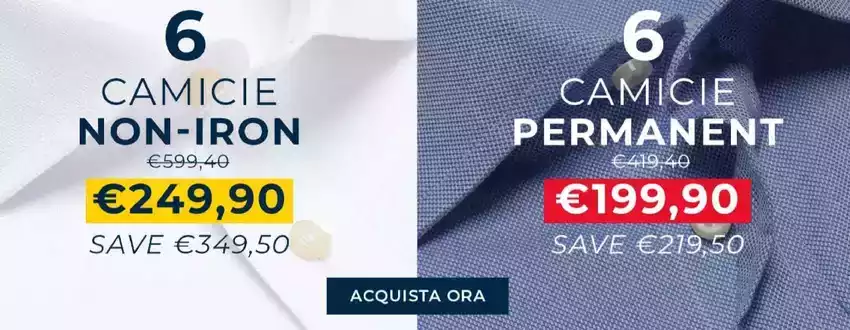 6 camicie non-iron 6 camicie non-iron