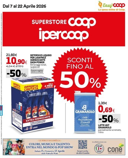 Sconti fino al 50%