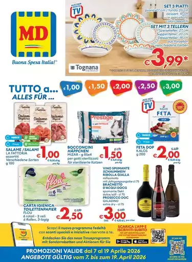 Tutto a ... 1€, 1.5€, 2€, 2.5€, 3€ Tutto a ... 1€, 1.5€, 2€, 2.5€, 3€