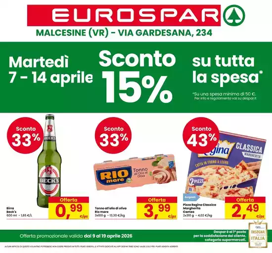 Sconto 15%