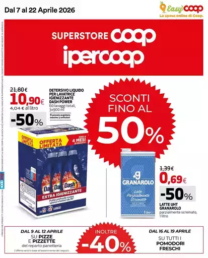 Sconti fino al 50%
