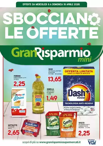 Sbocciano le offerte