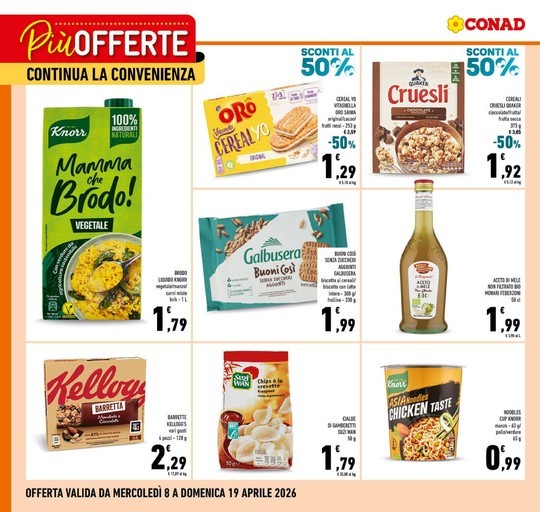Più offerte continua la convenienza