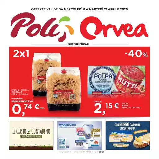 OFFERTE VALIDE DA MERCOLEDÌ 8 A MARTEDÌ 21 APRILE 2026