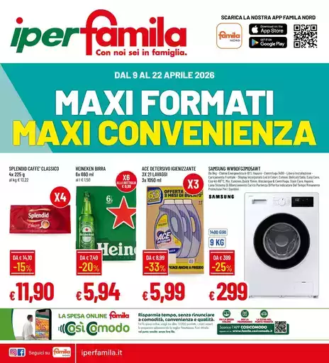 MAXI FORMATI MAXI CONVENIENZA