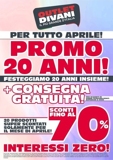 Promo 20 anni