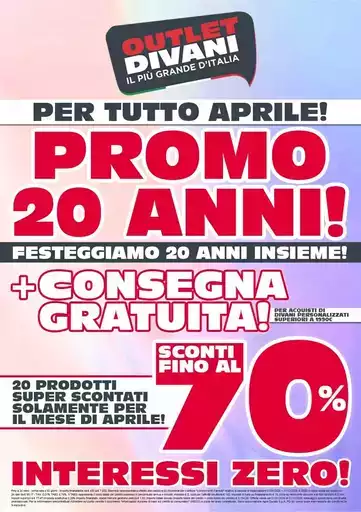 Promo 20 anni Promo 20 anni