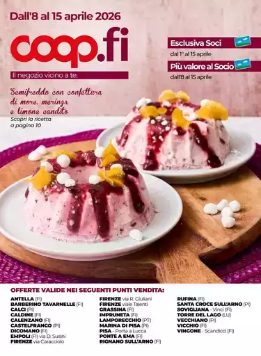 Dall'8 al 15 aprile 2026 Dall'8 al 15 aprile 2026