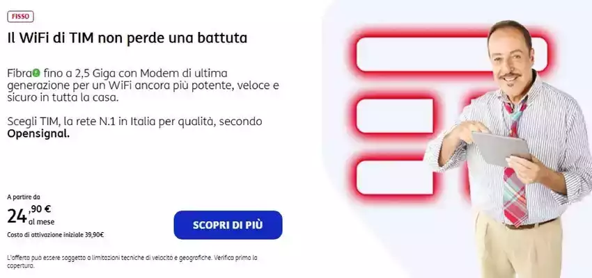 Il WiFi di TIM non perde una battuta Il WiFi di TIM non perde una battuta