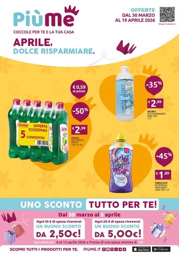 Aprile, dolce risparmiare.